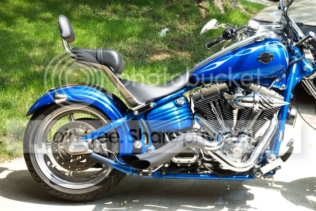 Rocker C Passenger Seat Very Rare OEM Harley Rocker C Rigid Solo, Passenger Seat 30